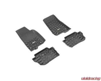 Quadratec Ultimate All Weather Floor Liners Jeep Wrangler 2-Door JL 2018-2021 - 14254 0402 07